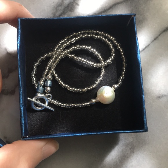 Freshwater Baroque Pearl necklace - Picture 3 of 13